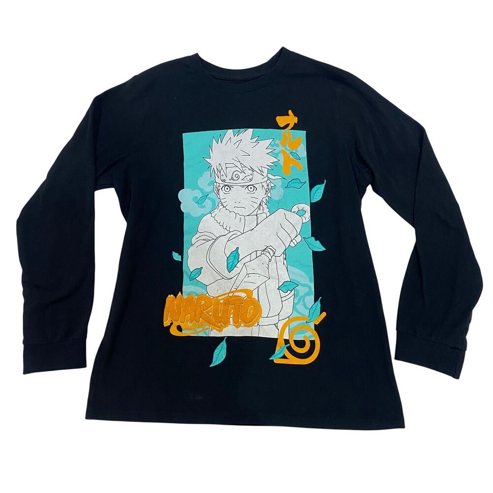 Naruto Cotton Blend Long Sleeve Tee, Youth XL / Adult Small